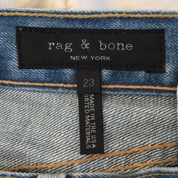 NWT Rag & Bone Straight Jean in Shaker Size 23 - Picture 7 of 8